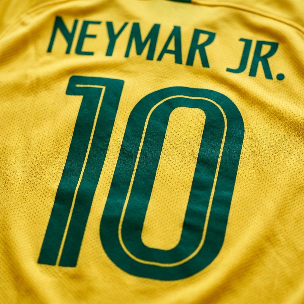 Camiseta Neymar Jr. Brasil Dry Fit Copa 2026 Lançamento vista 3