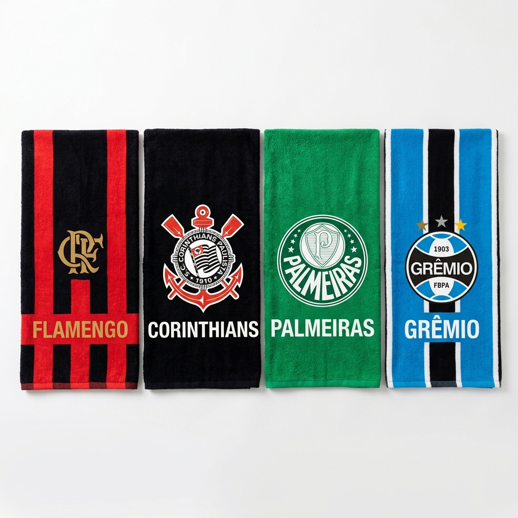Toalha De Banho Grande Oficial Times Felpuda Macia Praia